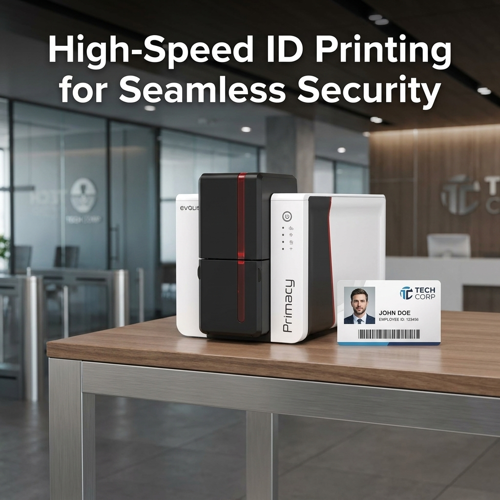 Fast PVC ID Card Printing with Evolis Primacy 2 Simplex