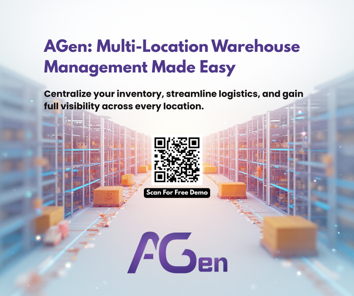 AGen: Multi-Location Warehouse Management Made Easy