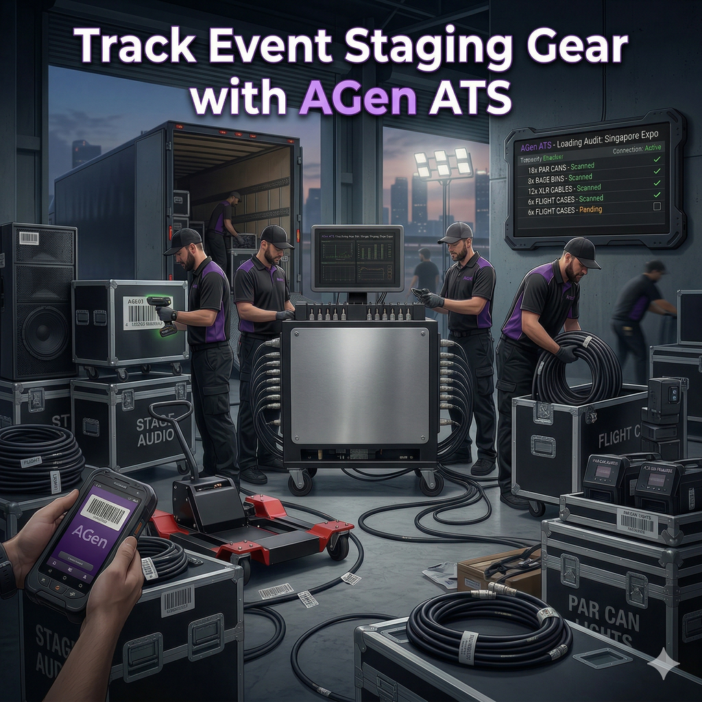 Track Event Staging Gear with AGen ATS