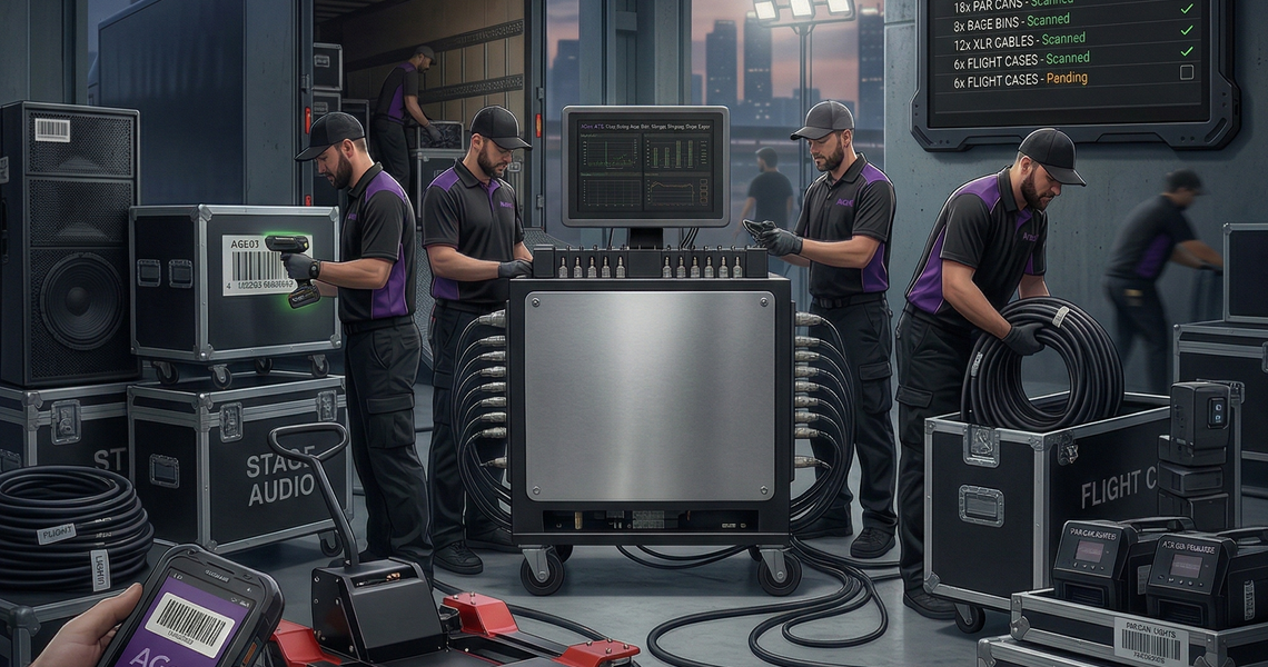 Track Event Staging Gear with AGen ATS