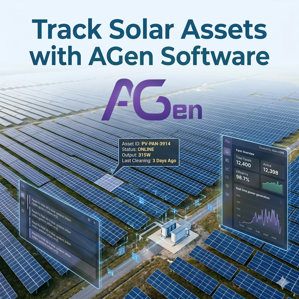 Track Solar Assets with AGen Software