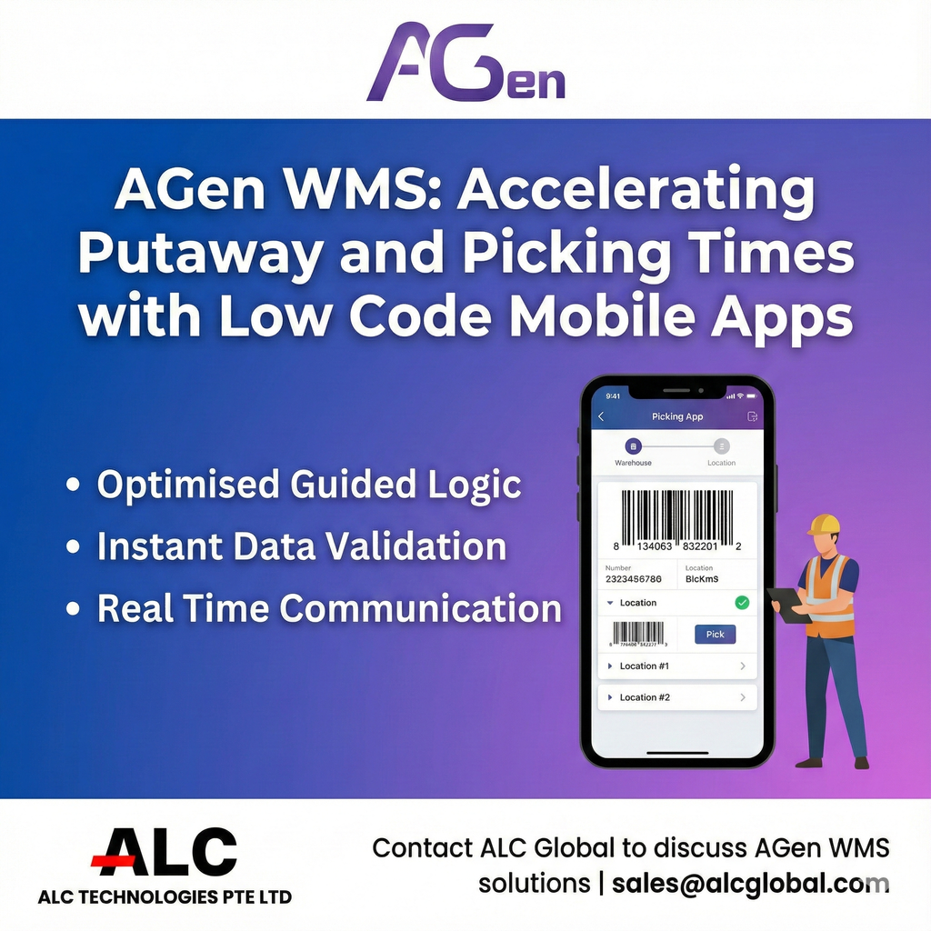 AGen WMS: Accelerating Putaway and Picking Times with Low Code Mobile Apps