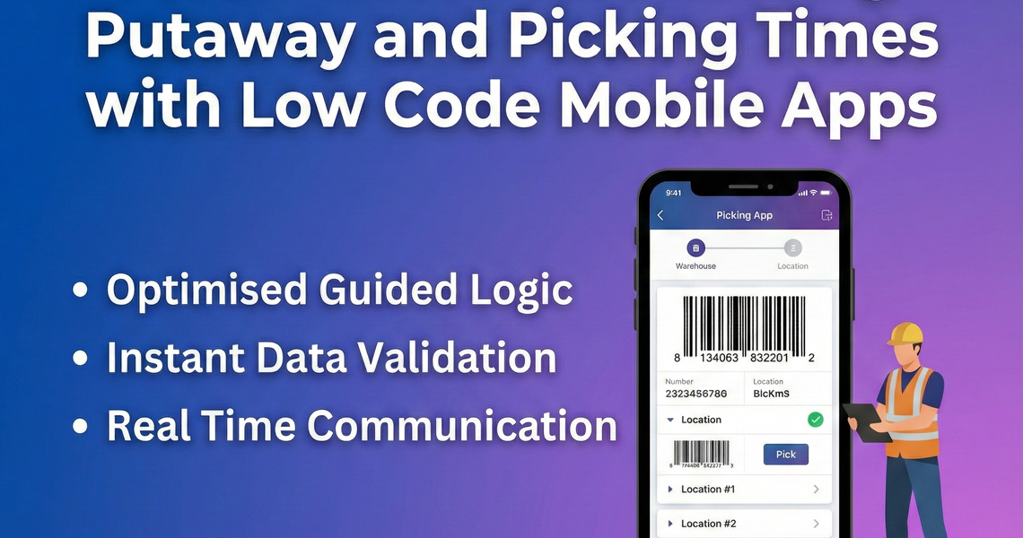 AGen WMS: Accelerating Putaway and Picking Times with Low Code Mobile Apps