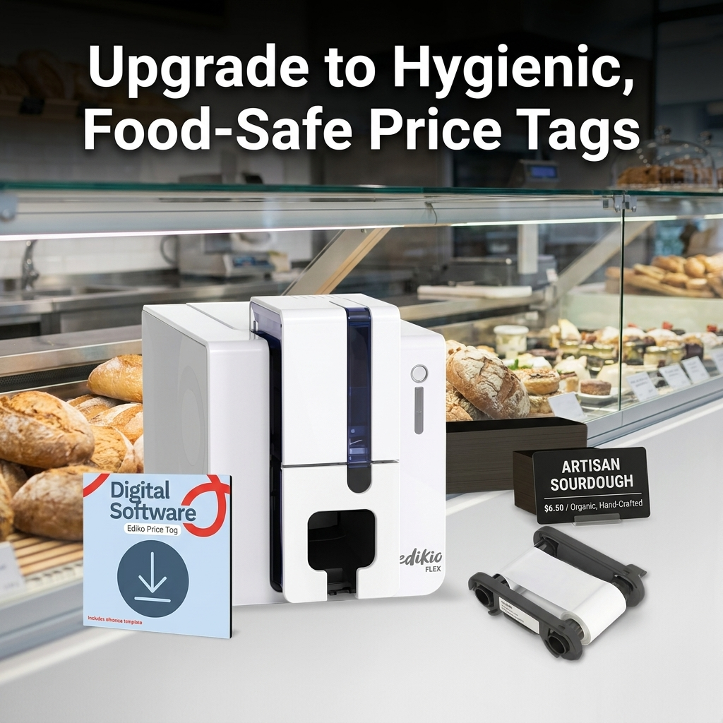 Professional Display Tag Printer Solution with Edikio Flex