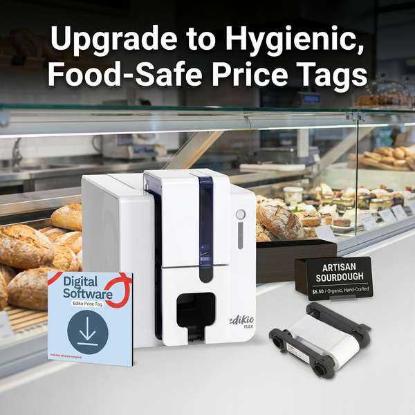 Professional Display Tag Printer Solution with Edikio Flex