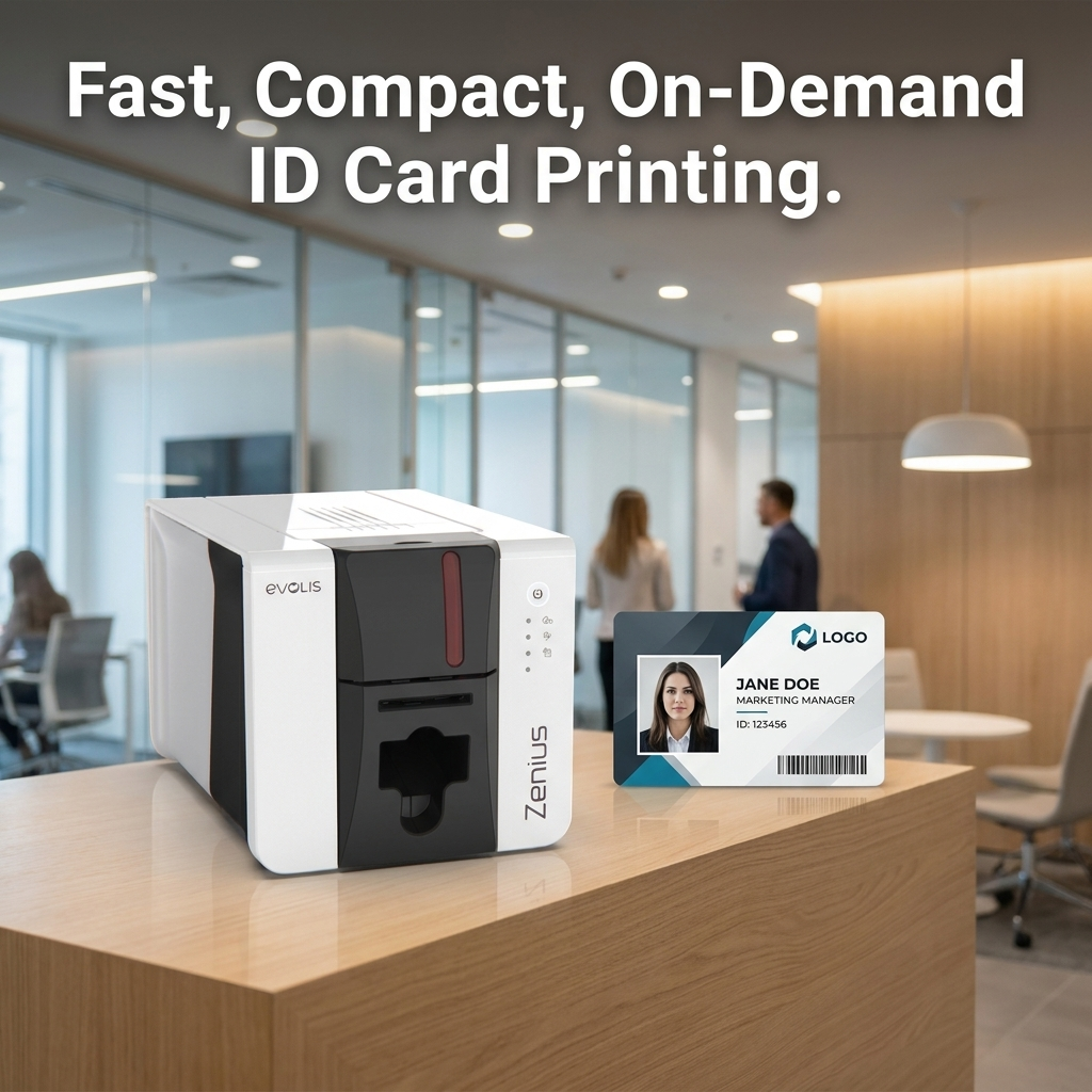 Streamline On-Demand ID Card Printing with Evolis Zenius 2