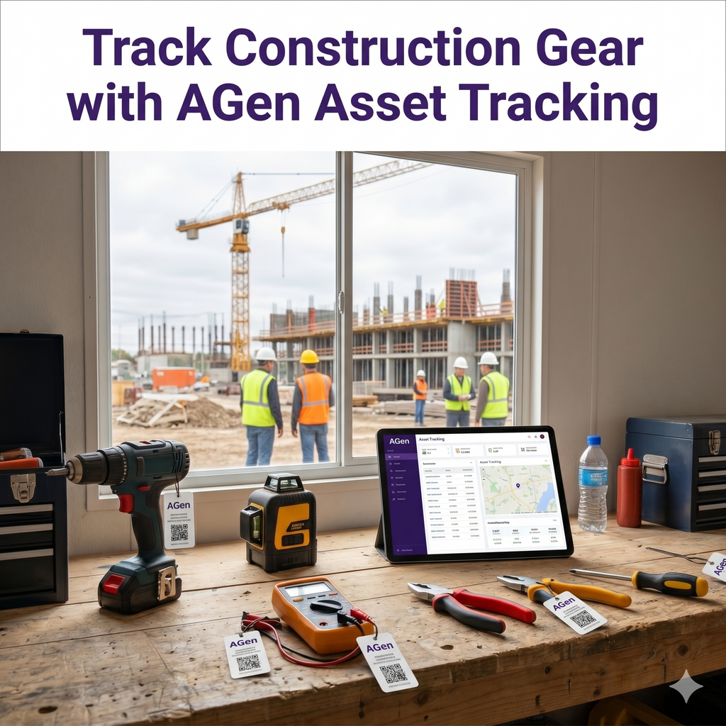 Track Construction Gear with AGen Asset Tracking