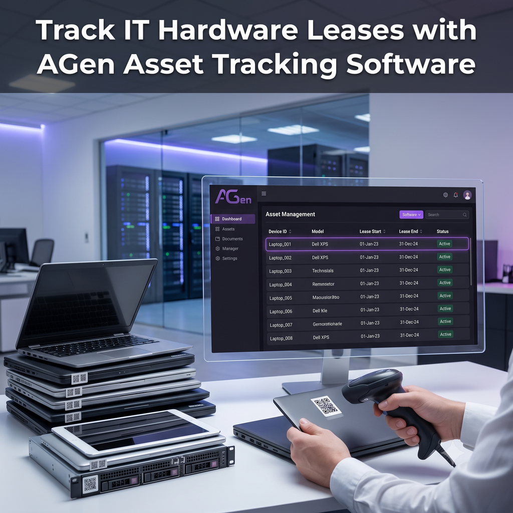 Track IT Hardware Leases with AGen Asset Tracking Software