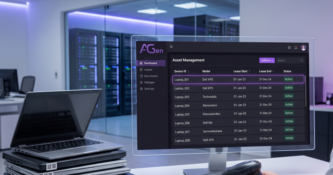 Track IT Hardware Leases with AGen Asset Tracking Software