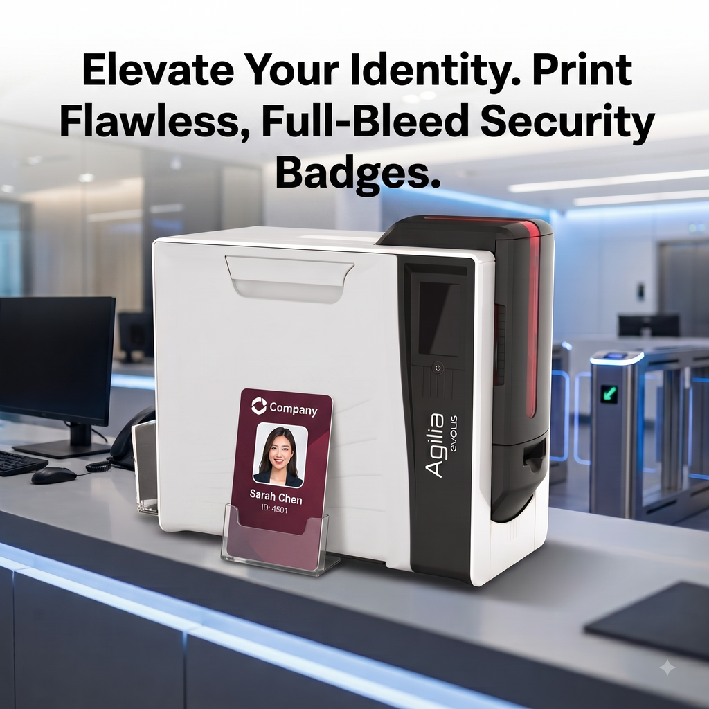 High-Security ID Card Printer with Evolis Agilia