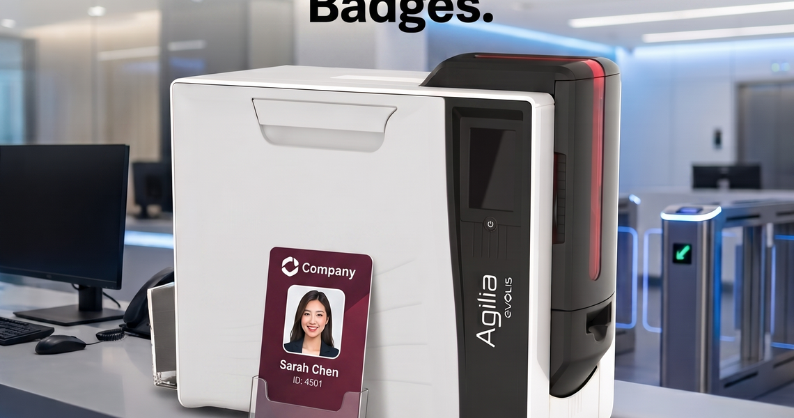 High-Security ID Card Printer with Evolis Agilia
