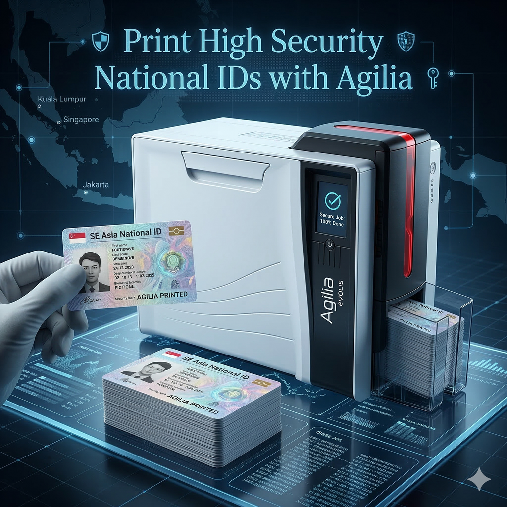 Print High Security National IDs with Agilia