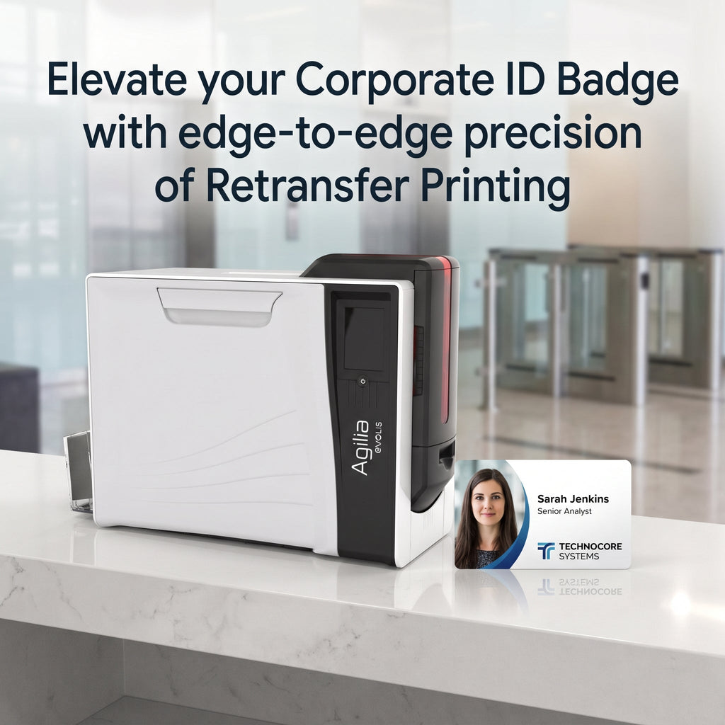 Retransfer ID Card Printers with Evolis Agilia