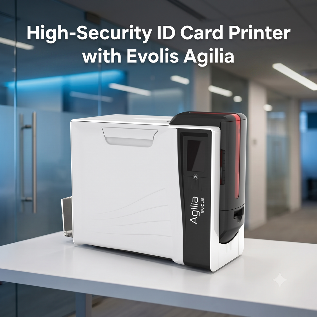 High-Security ID Card Printer with Evolis Agilia