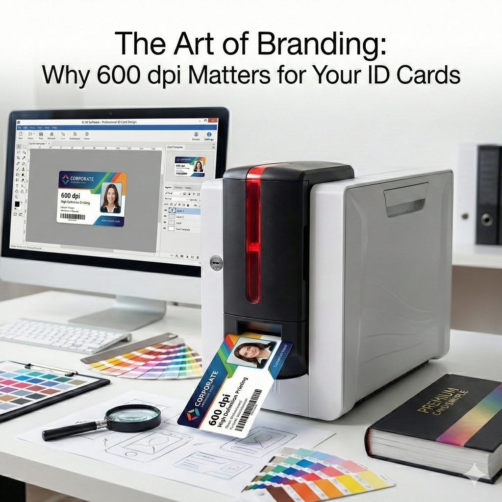 The Art of Branding: Why 600 dpi Matters for Your ID Cards