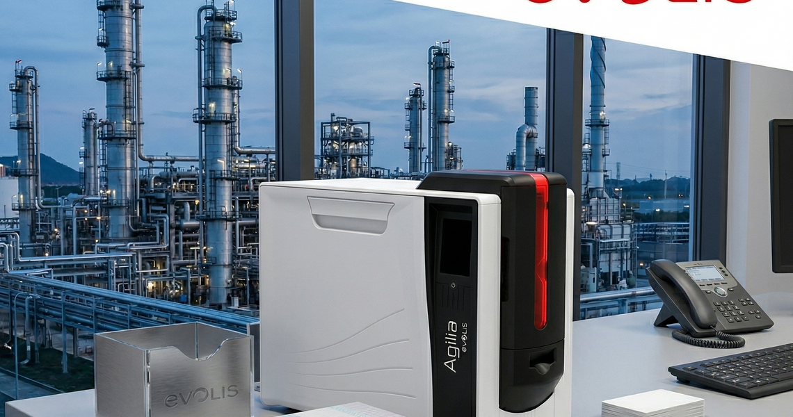 Secure Oil and Gas Refinery IDs with Evolis Agilia