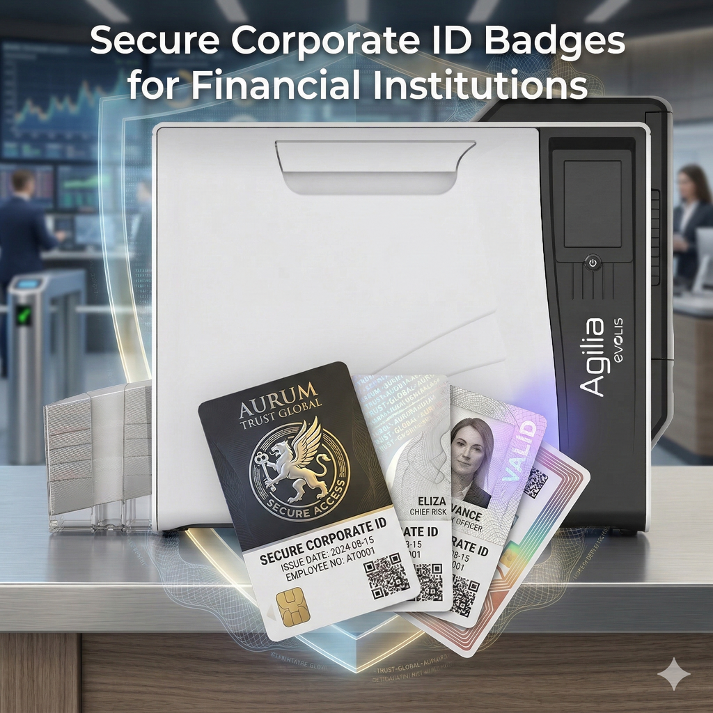Secure Corporate ID Badges for Financial Institutions