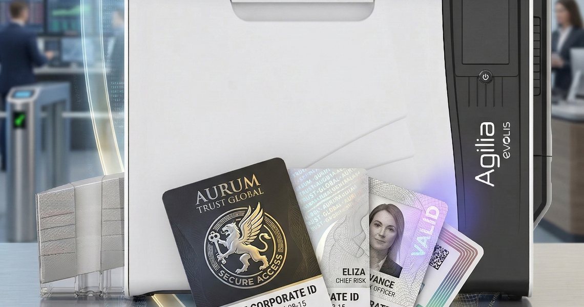 Secure Corporate ID Badges for Financial Institutions