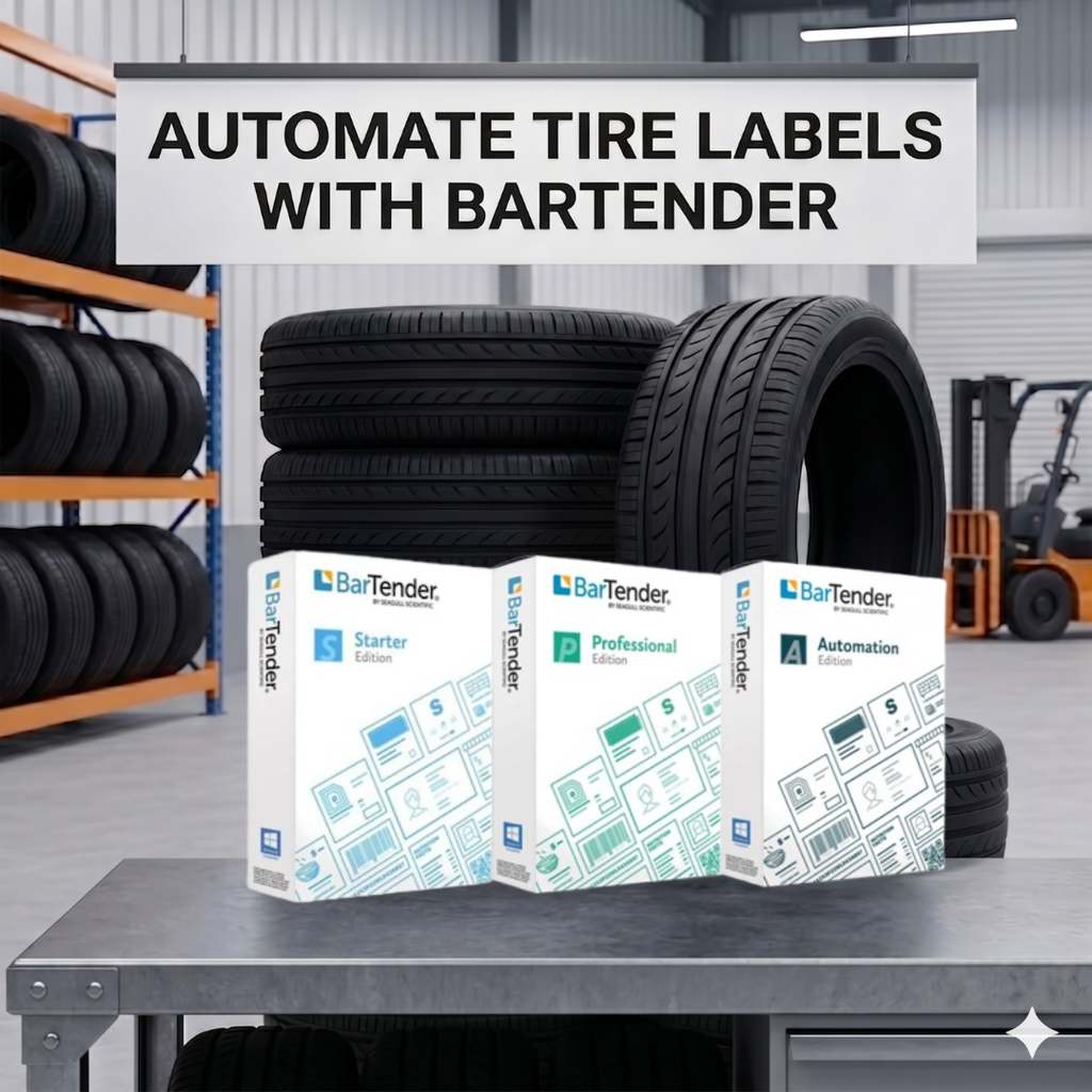 Automate Tire Labels with BarTender Software