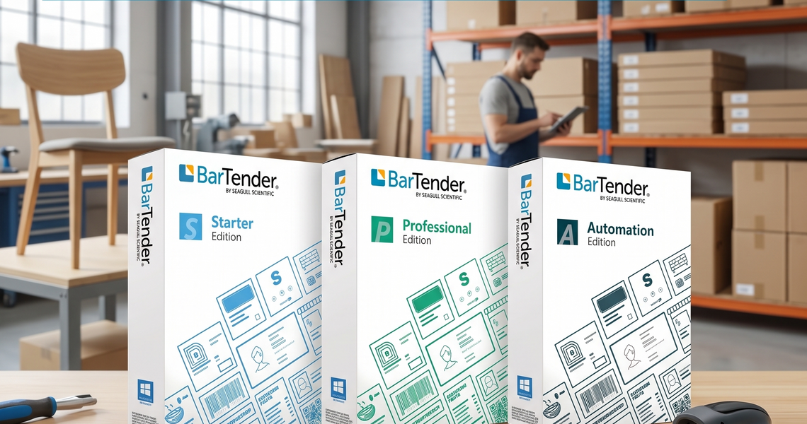 Furniture Assembly Tracking with BarTender