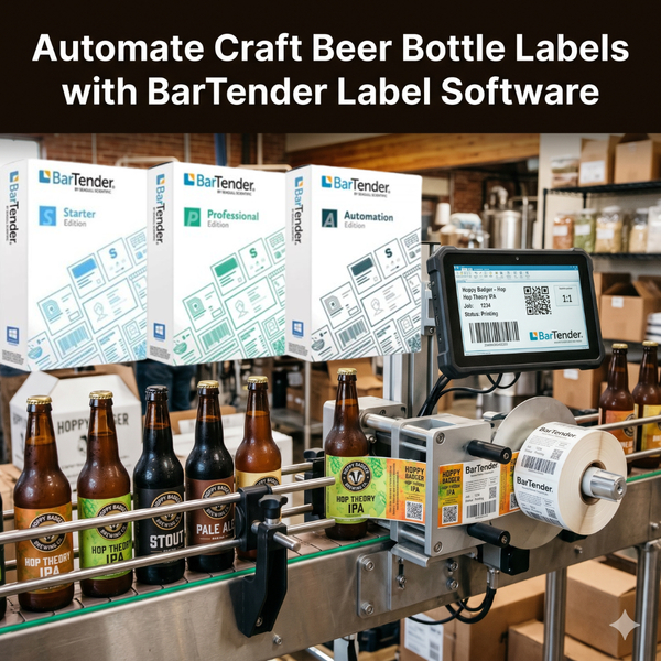 Automate Craft Beer Bottle Labels with BarTender Label Software