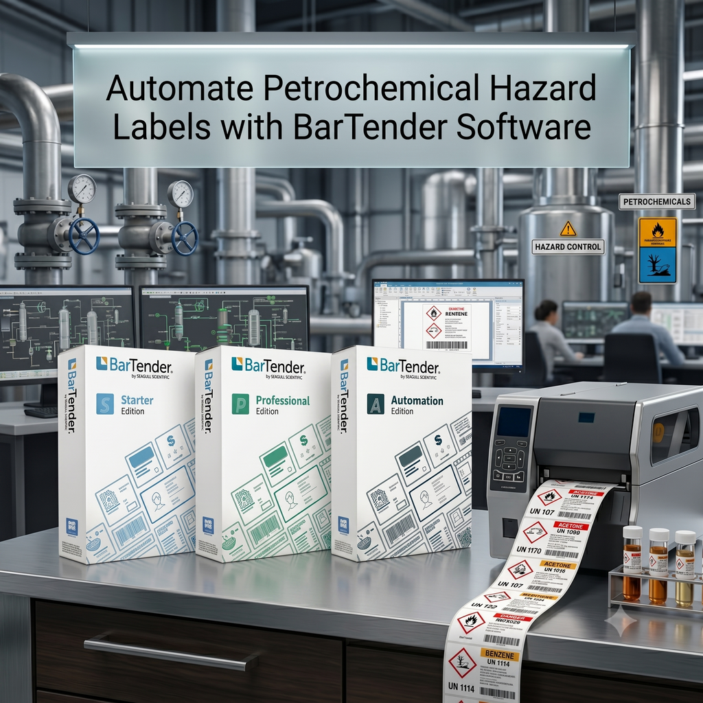 Automate Petrochemical Hazard Labels with BarTender Software