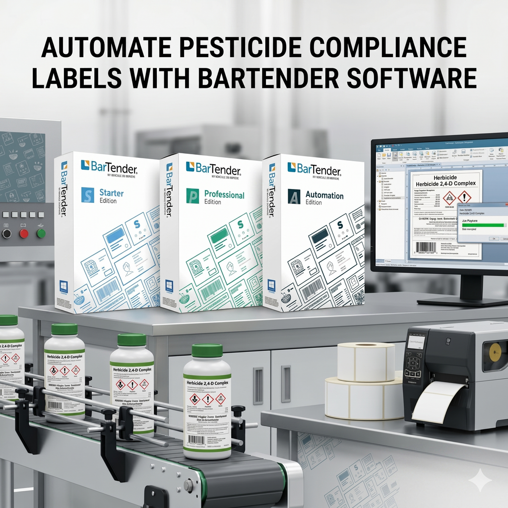 Automate Pesticide Compliance Labels with BarTender Software