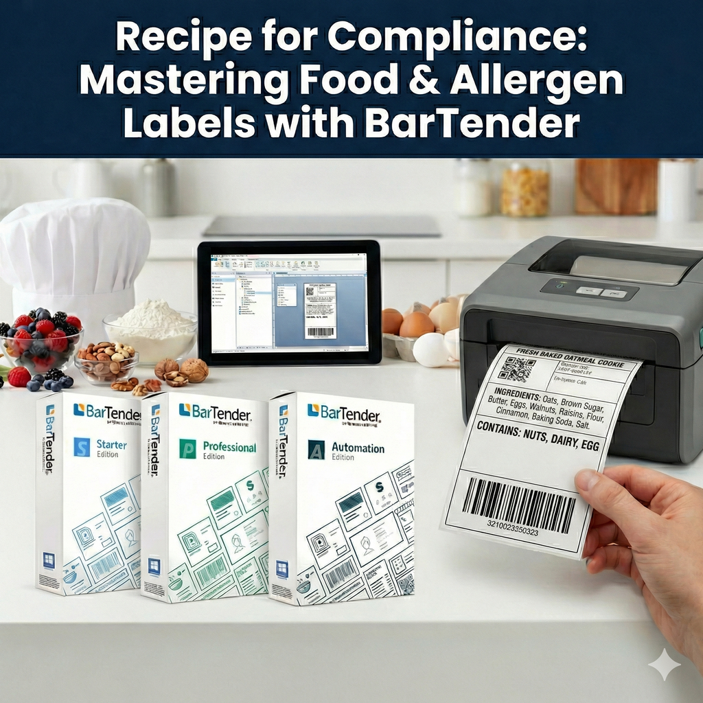 Recipe for Compliance: Mastering Food & Allergen Labels with BarTender