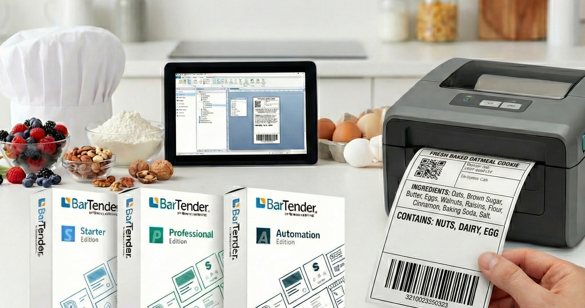 Recipe for Compliance: Mastering Food & Allergen Labels with BarTender