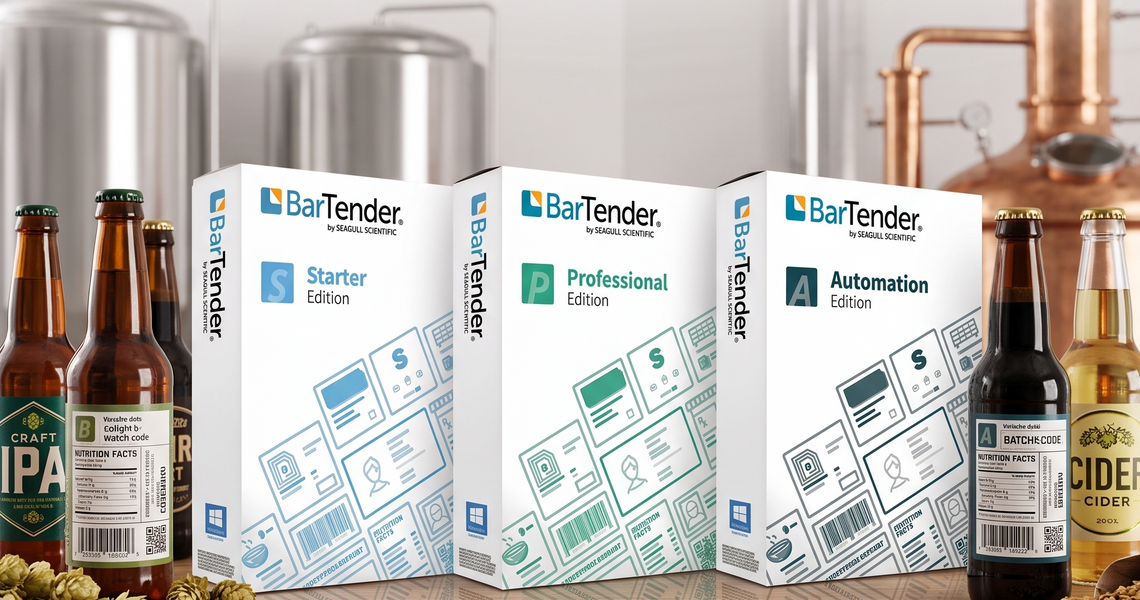 Automate Craft Beverage Labels with BarTender Software