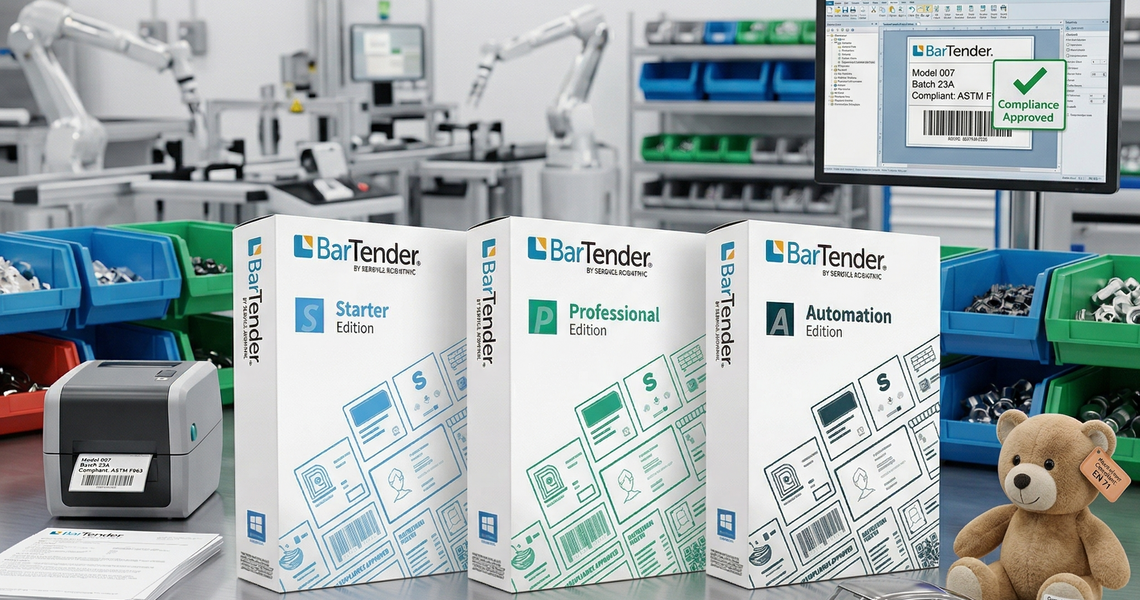 Compliant Toy Manufacturing Labels with BarTender