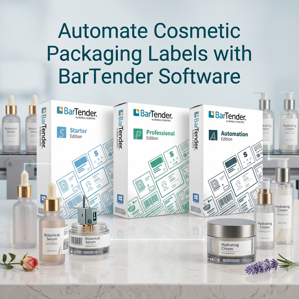 Automate Cosmetic Packaging Labels with BarTender Software