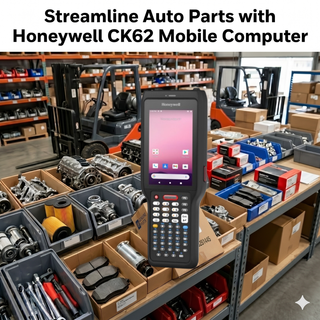 Streamline Auto Parts with Honeywell CK62 Mobile Computer