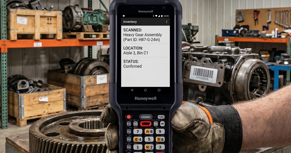 Track Heavy Machinery Parts with Honeywell CK67
