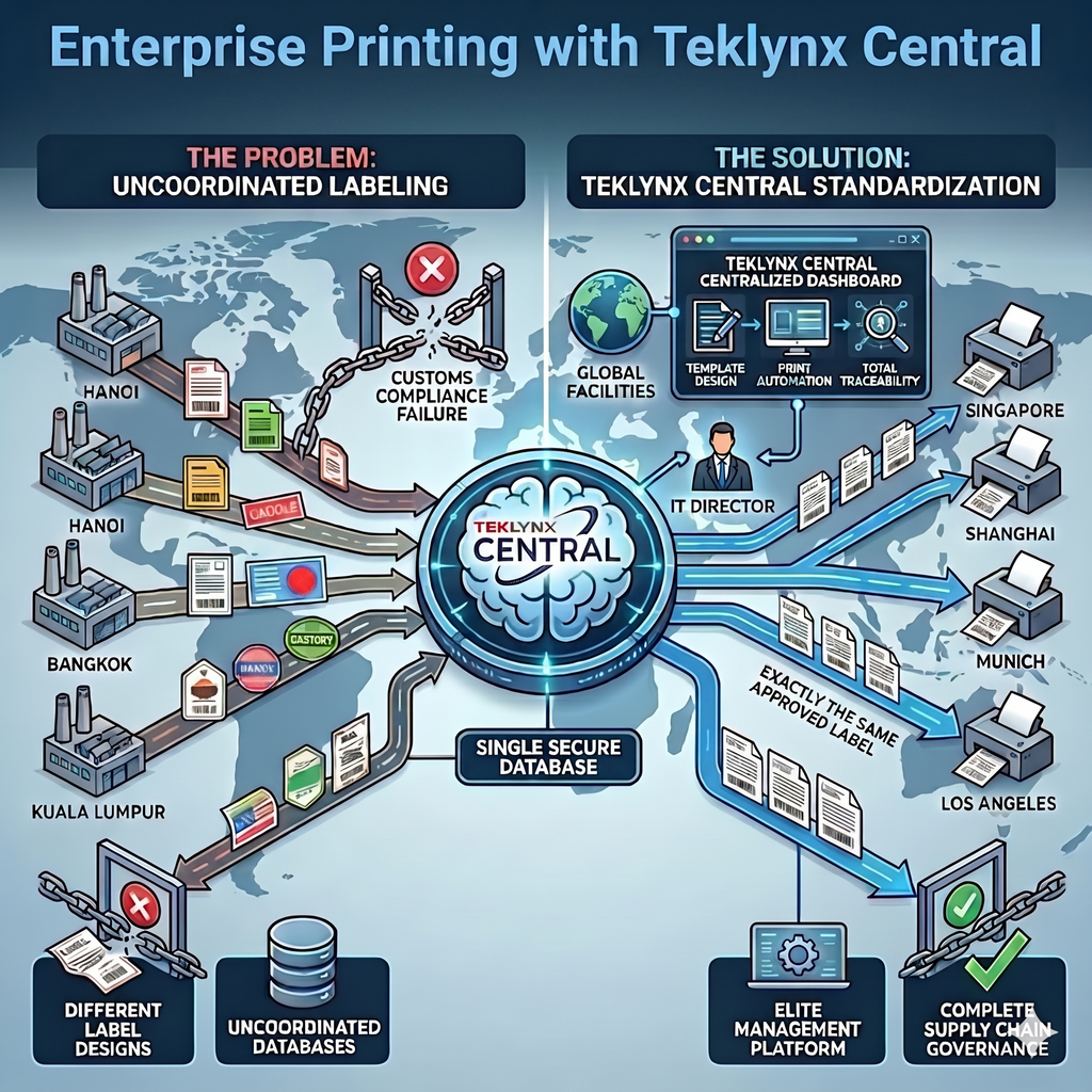 Enterprise Printing with Teklynx Central