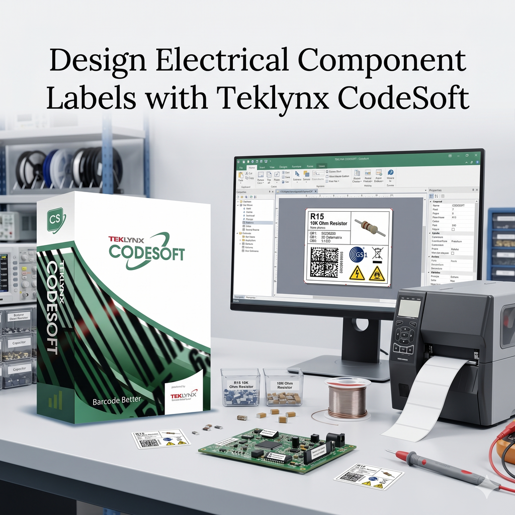 Design Electrical Component Labels with Teklynx CodeSoft