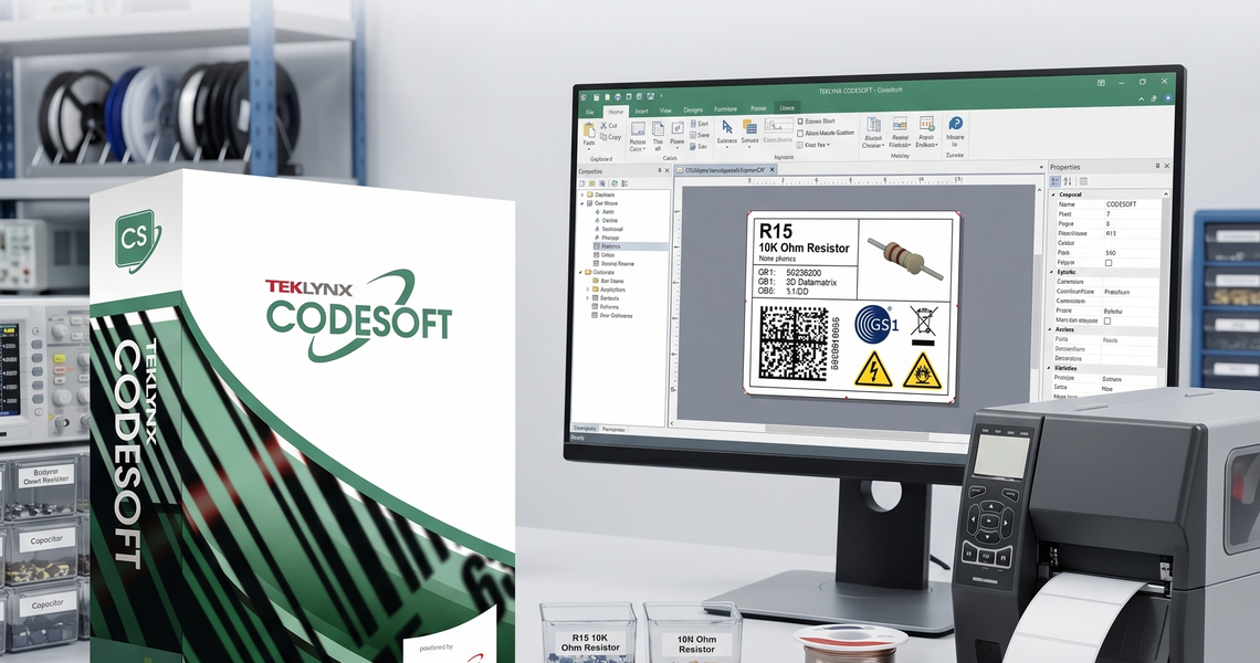 Design Electrical Component Labels with Teklynx CodeSoft