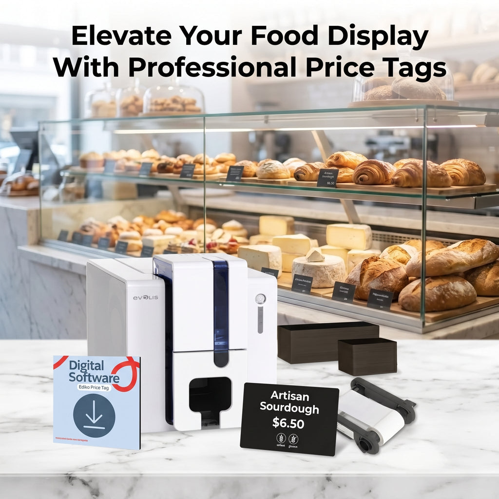 Professional Price Tag Printer Solution with Edikio Flex