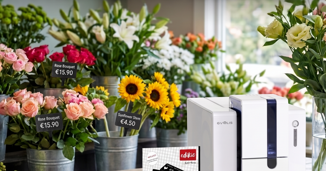 Washable Florist Display Price Tags with Edikio Flex