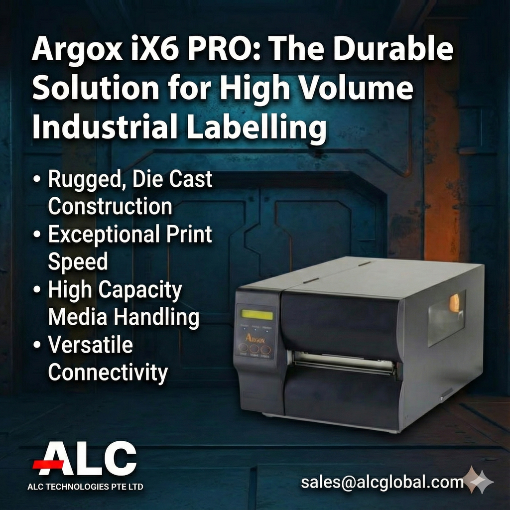 Argox iX6 PRO: The Durable Solution for High Volume Industrial Labelling