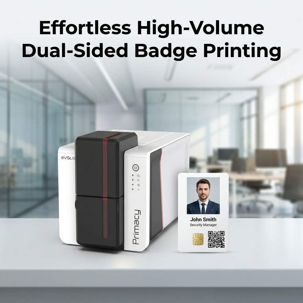 Streamline Dual-Sided Badges with Evolis Primacy 2 Duplex