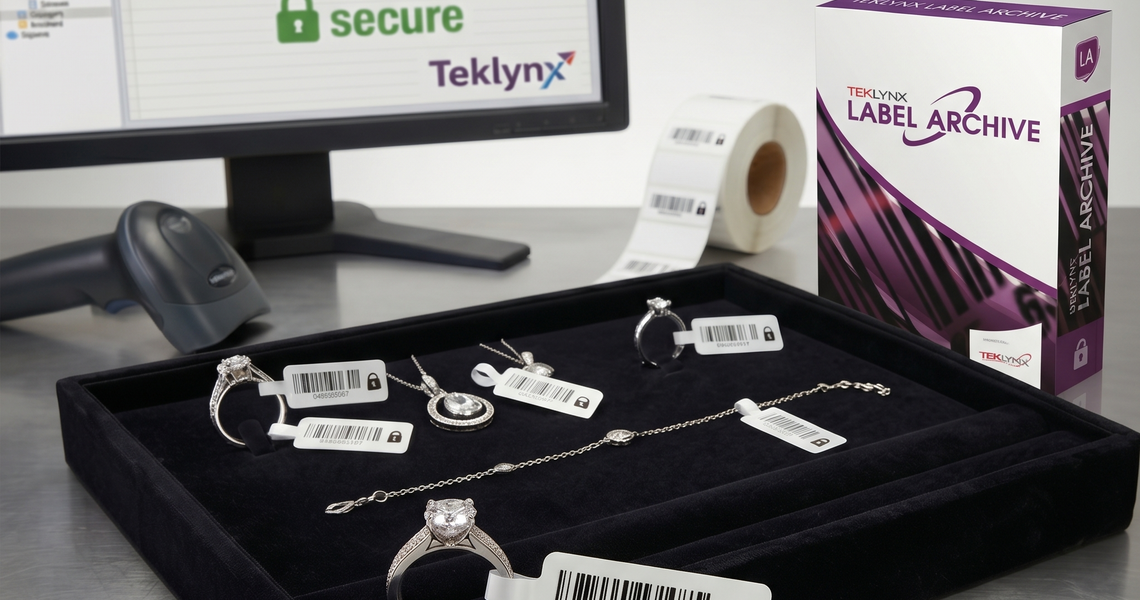Secure Jewelry Labels with Teklynx Label Archive