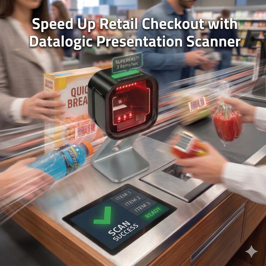 Speed Up Retail Checkout with Datalogic Presentation Scanner