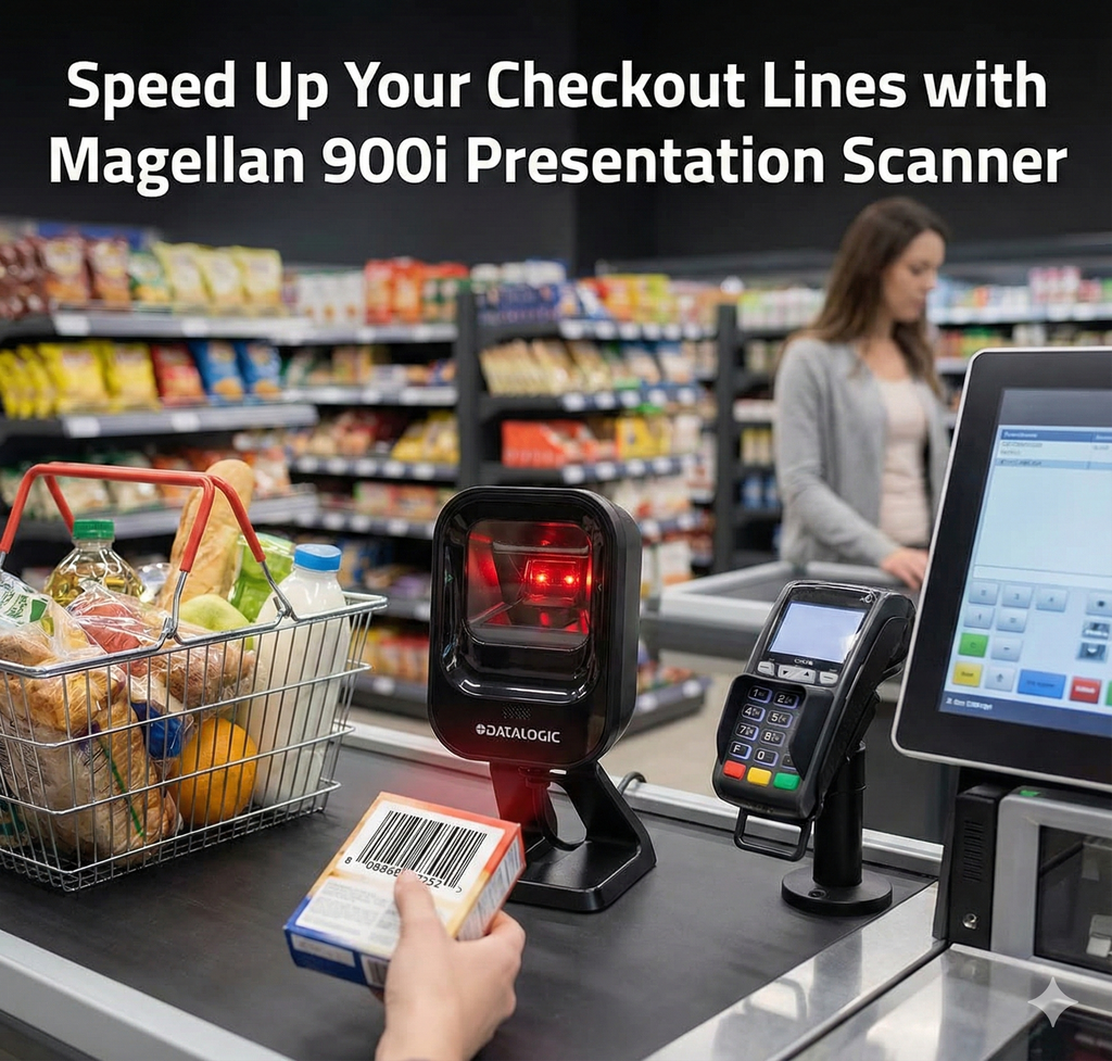 Speed Up Your Checkout Lines with Magellan 900i Presentation Scanner