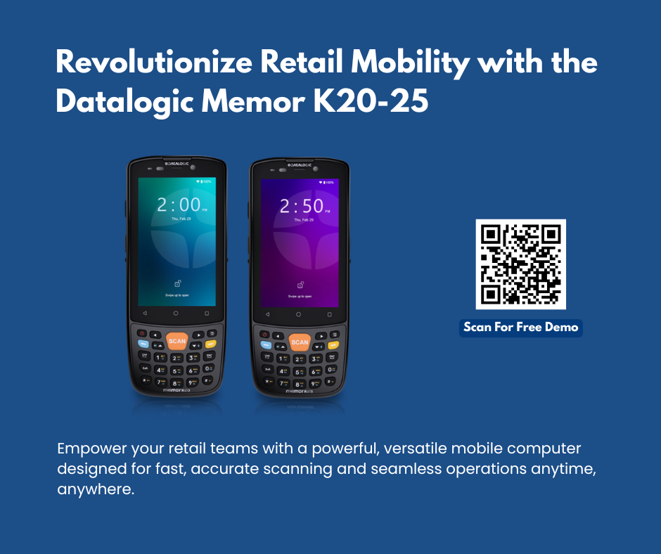 Retail Transformation with Datalogic Memor K20-25 Mobile Computer