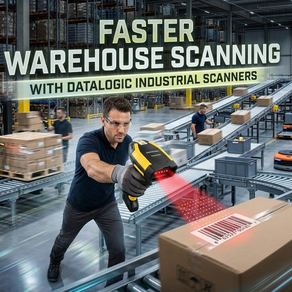 Faster Warehouse Scanning with Datalogic Industrial Scanners