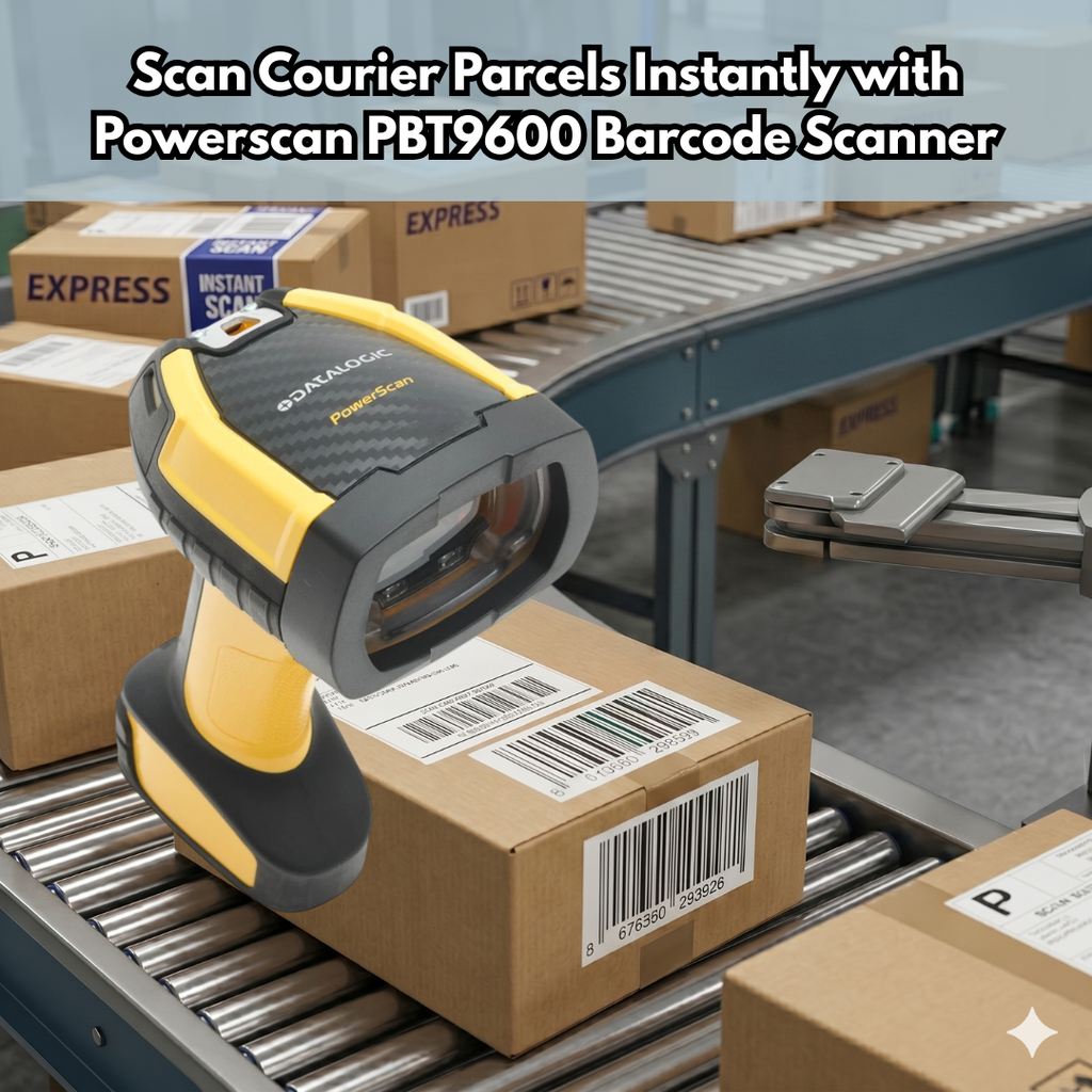 Scan Courier Parcels Instantly with Powerscan PBT9600 Barcode Scanner