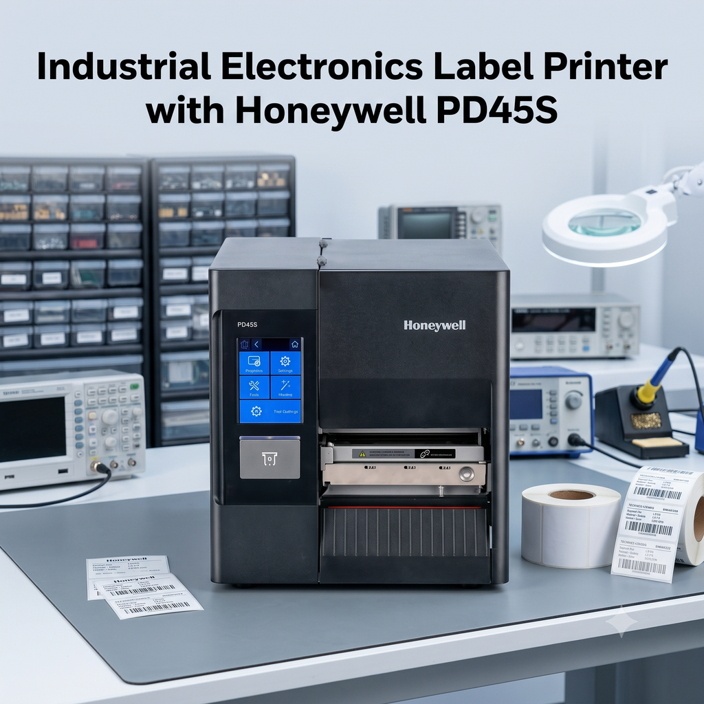 Industrial Electronics Label Printer with Honeywell PD45S