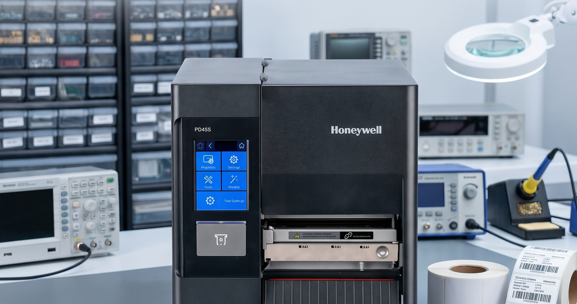 Industrial Electronics Label Printer with Honeywell PD45S
