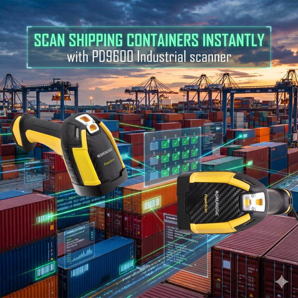 Scan Shipping Containers Instantly with PD9600 Industrial scanner